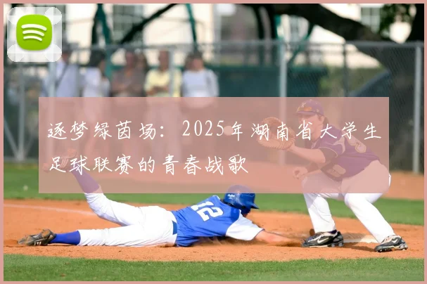 逐梦绿茵场：2025年湖南省大学生足球联赛的青春战歌
